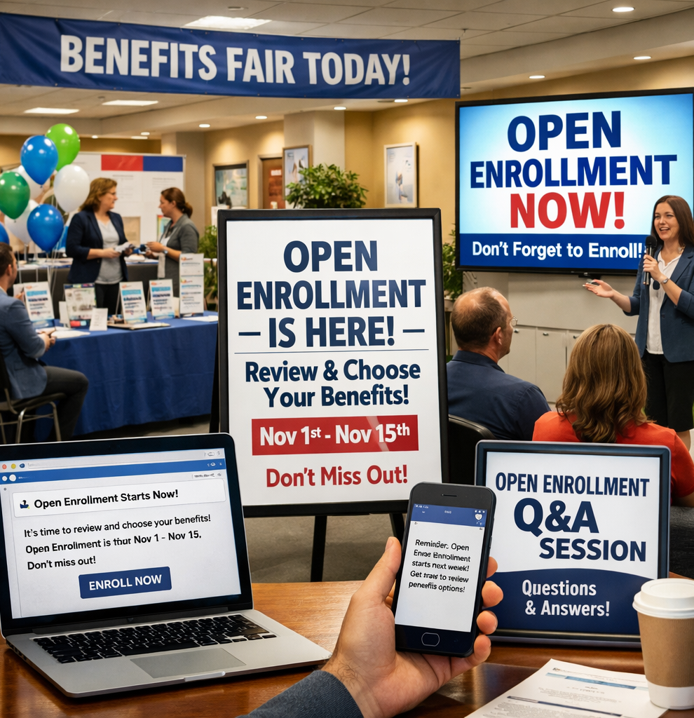 Original artwork for Group Benefits: It’s Time to Re-Enroll