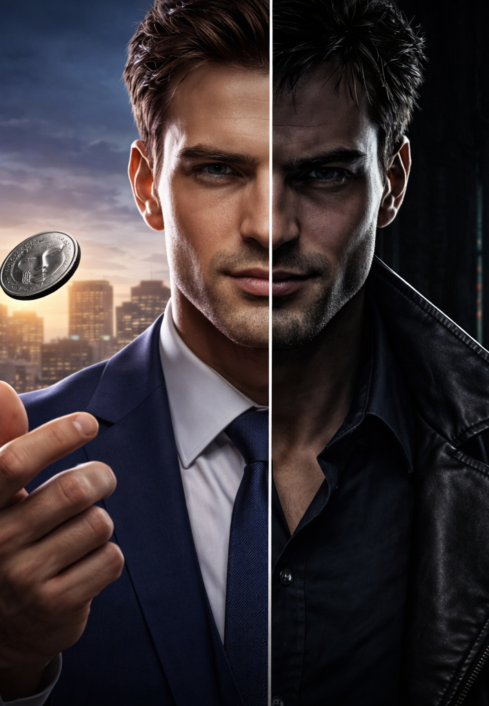 Original artwork for The Tale of Two Coins!